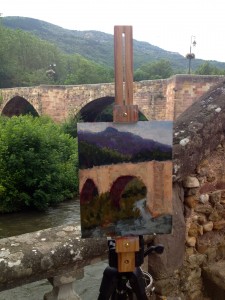 Painting in Alet-les-Bains